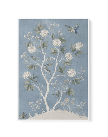 Garden Whispers I | Framed Canvas Wall Art