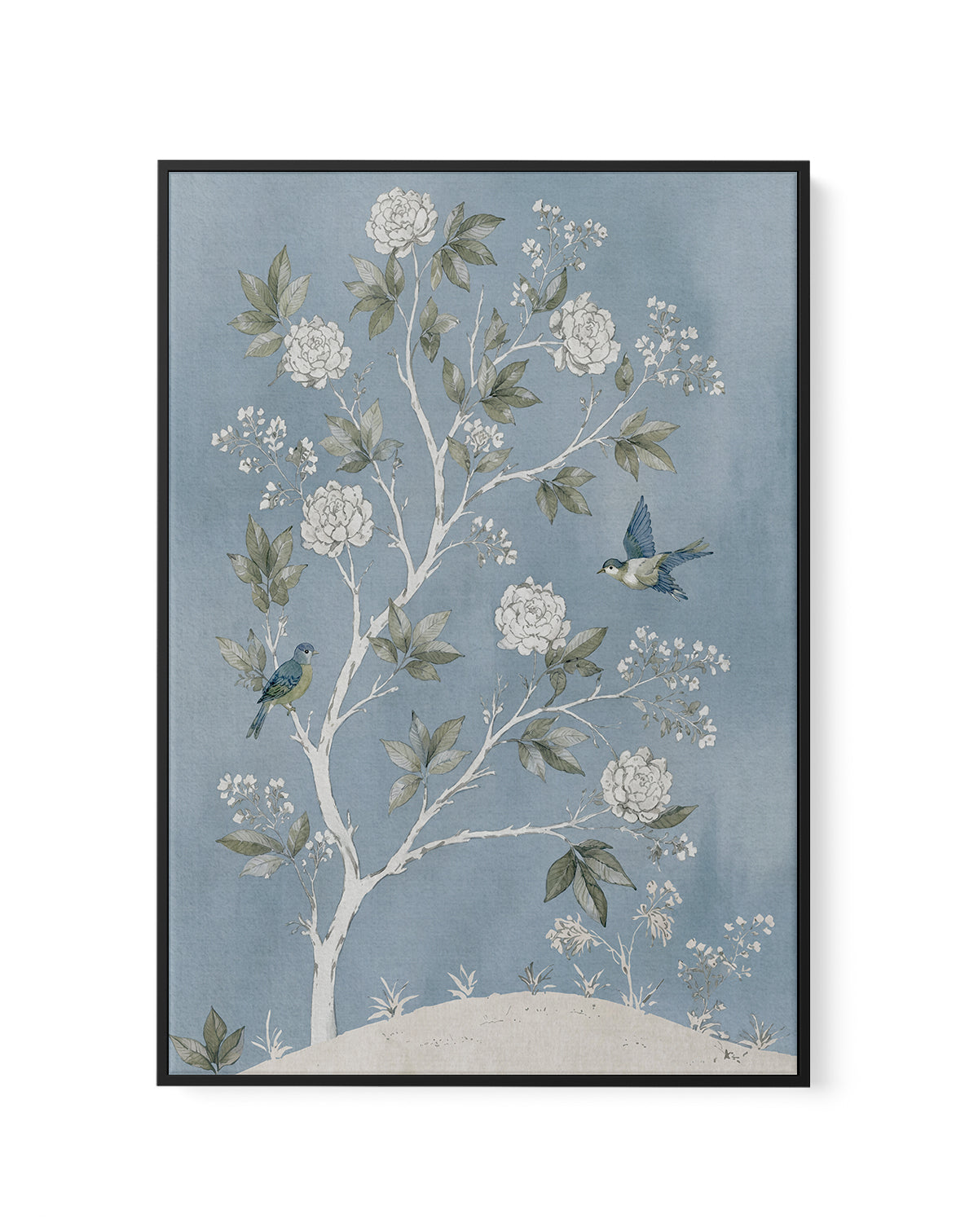 Garden Whispers II | Framed Canvas Art Print