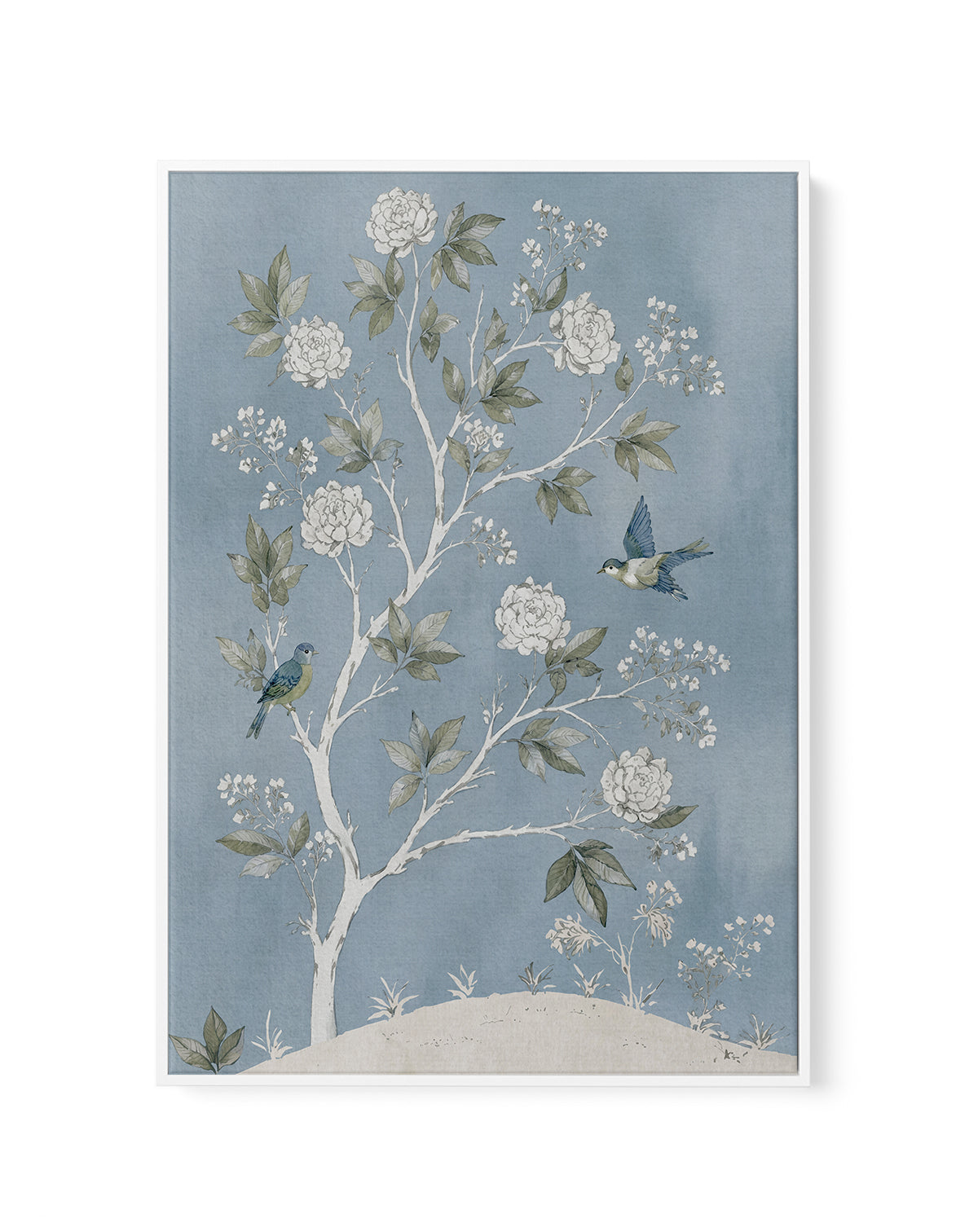 Garden Whispers II | Framed Canvas Art Print
