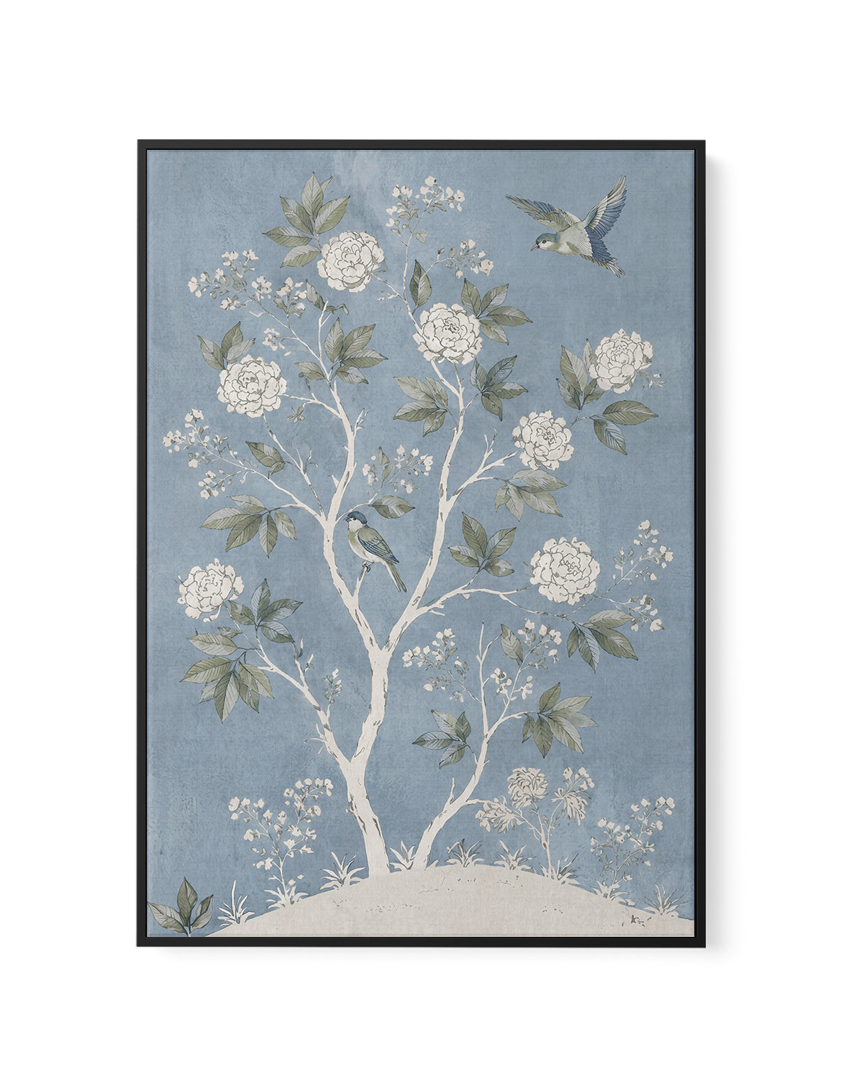 Garden Whispers I | Framed Canvas Art Print
