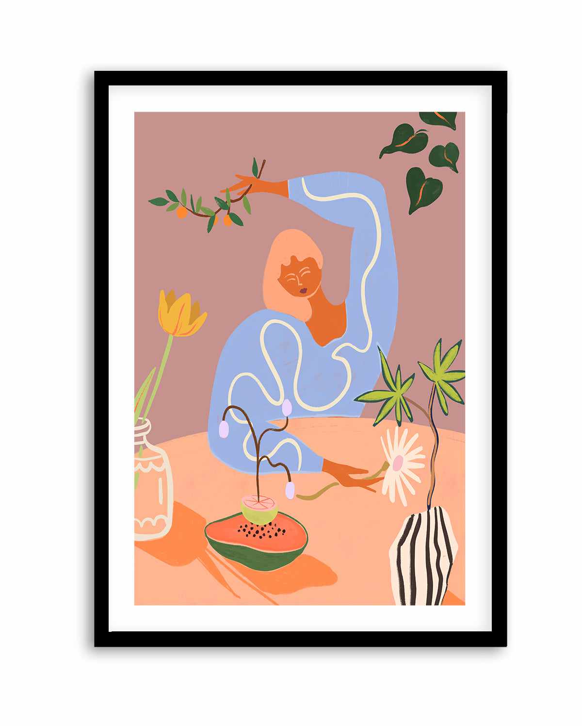 Gardening by Arty Guava | Art Print