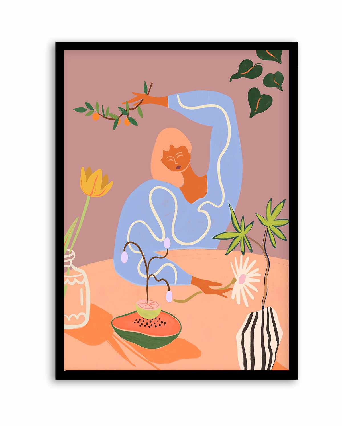 Gardening by Arty Guava | Art Print