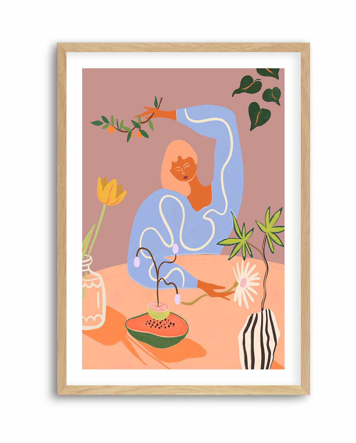 Gardening by Arty Guava | Art Print