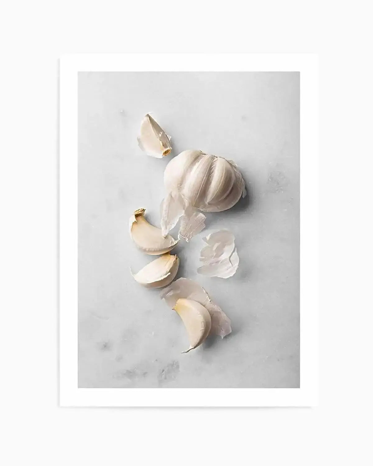Garlic Art Print from Olive et Oriel where you can shop wallpaper and artworks online
