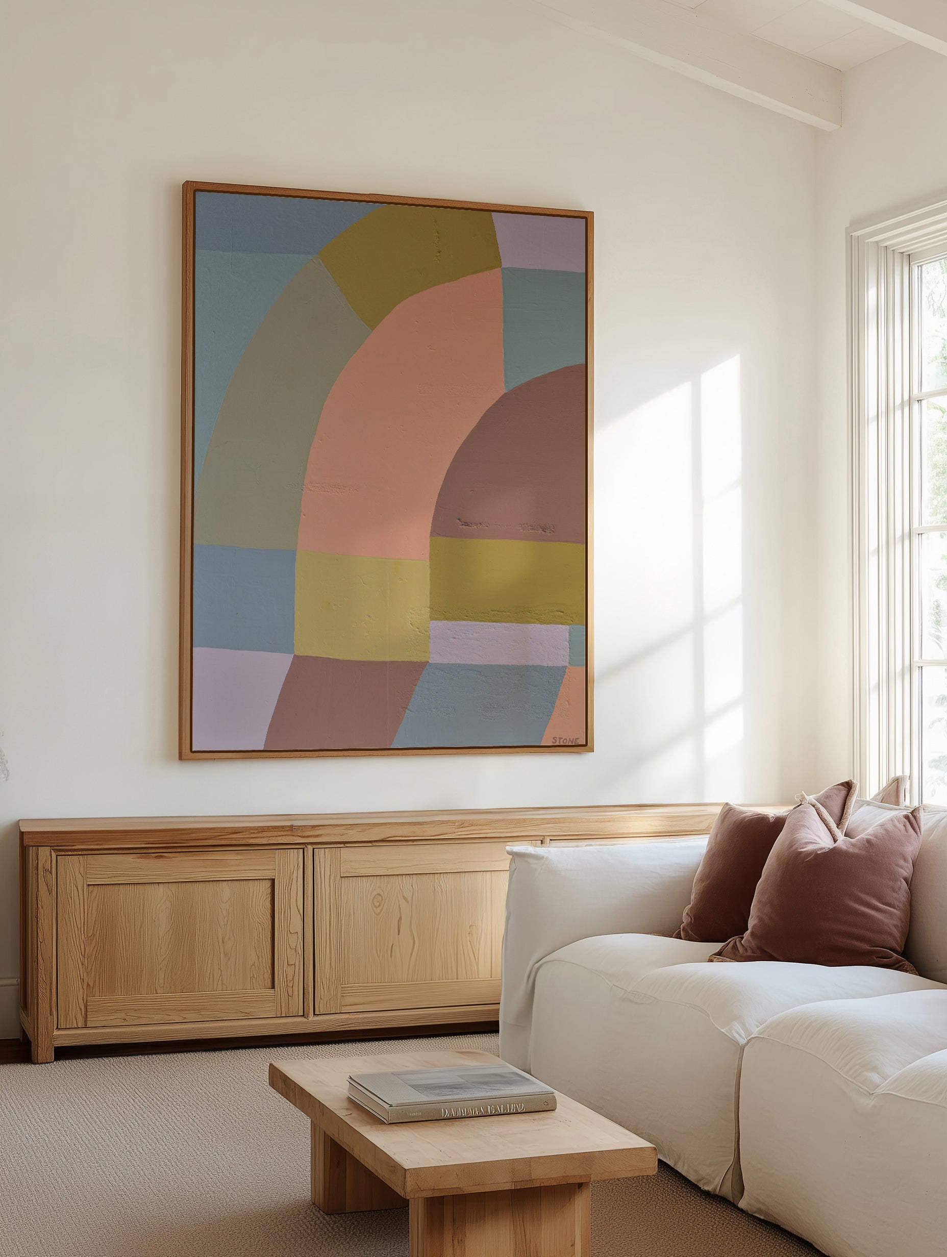 Gather by Belinda Stone | Framed Canvas Art Print
