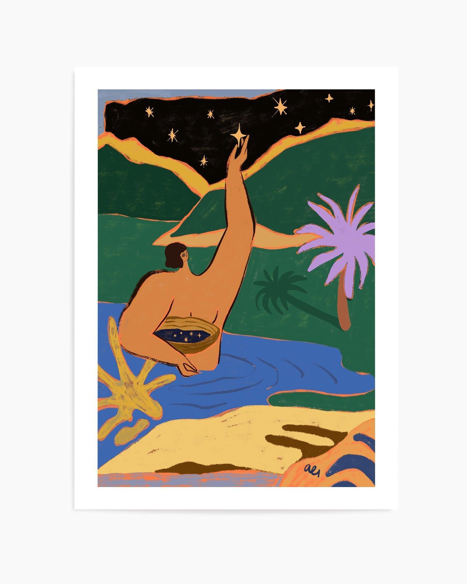 Gathering Stars by Arty Guava | Art Print from Olive et Oriel where you can shop wallpaper and artworks online