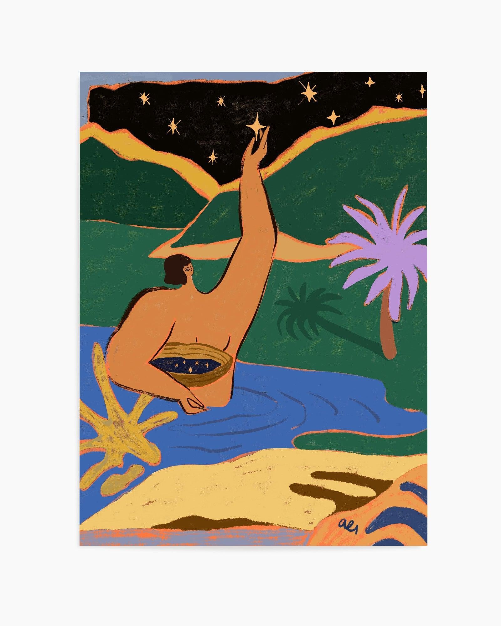 Gathering Stars by Arty Guava | Art Print from Olive et Oriel where you can shop wallpaper and artworks online