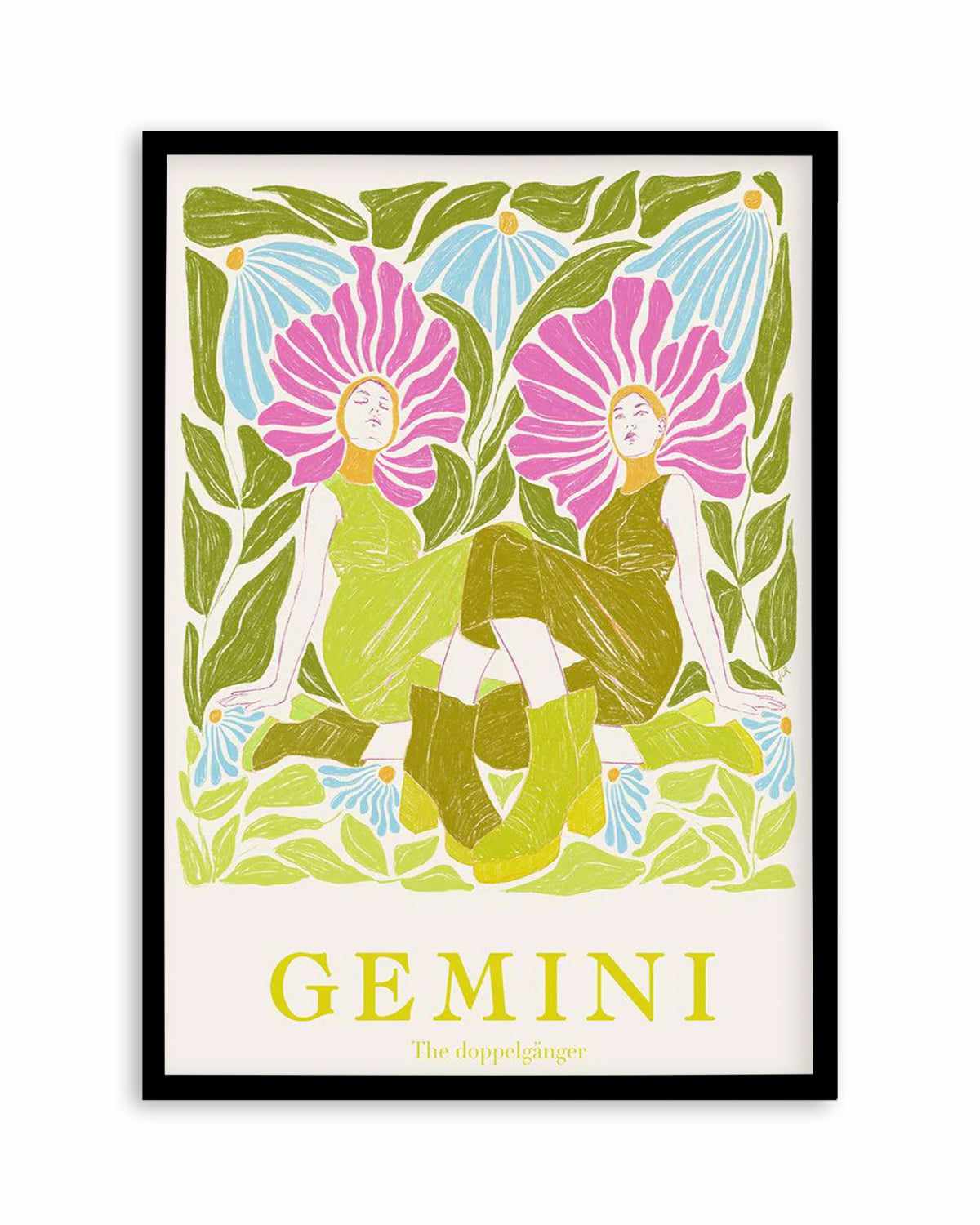 Gemini By Jenny Liz Rome Art Print