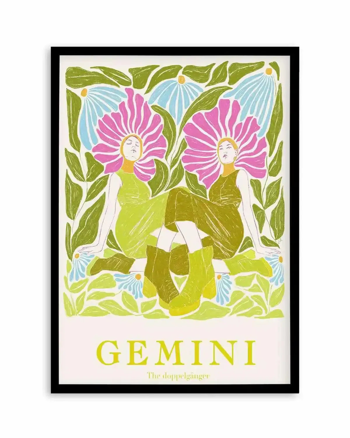 Gemini By Jenny Liz Rome Art Print from Olive et Oriel where you can shop wallpaper and artworks online