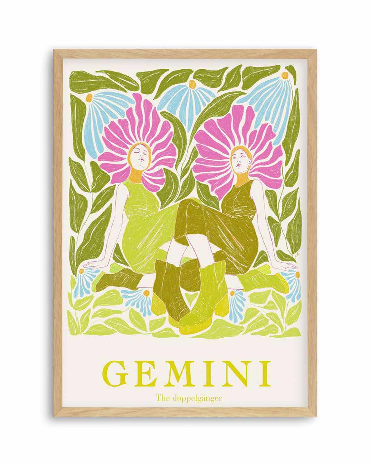 Gemini By Jenny Liz Rome Art Print