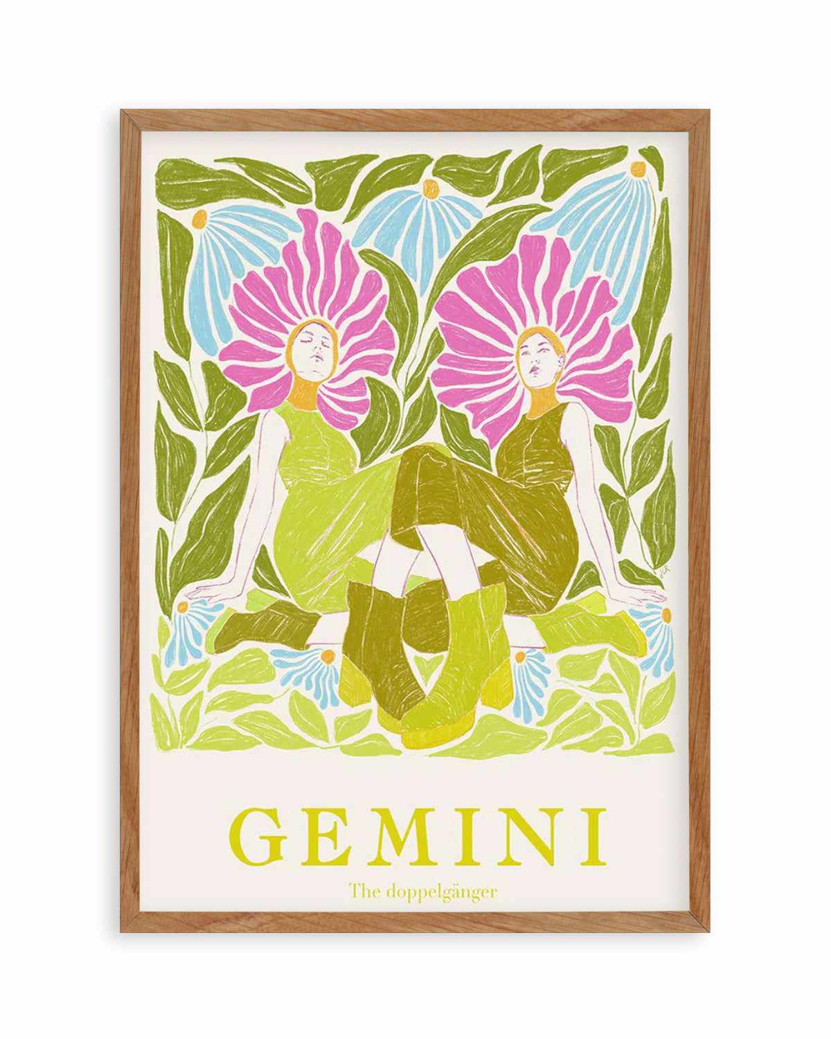 Gemini By Jenny Liz Rome Art Print