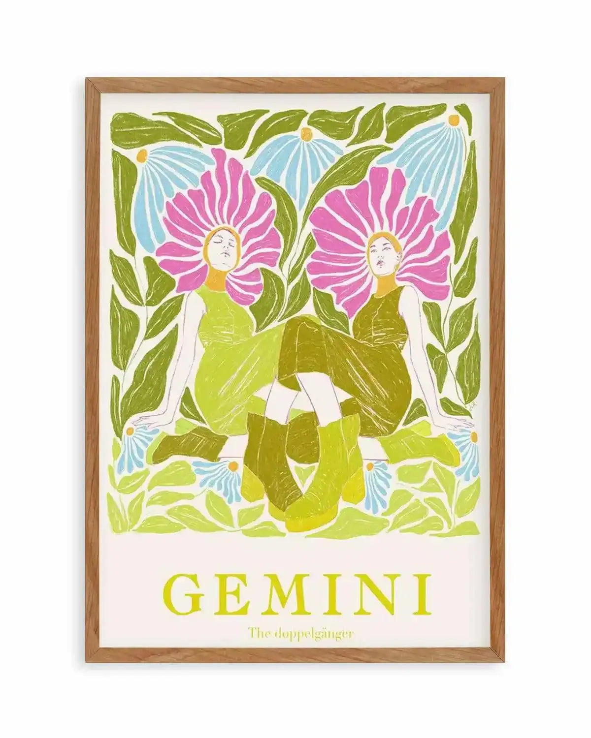 Gemini By Jenny Liz Rome Art Print from Olive et Oriel where you can shop wallpaper and artworks online