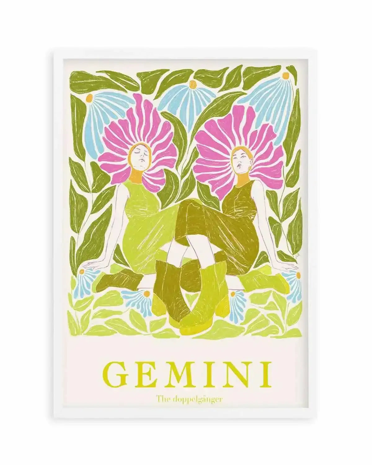 Gemini By Jenny Liz Rome Art Print from Olive et Oriel where you can shop wallpaper and artworks online