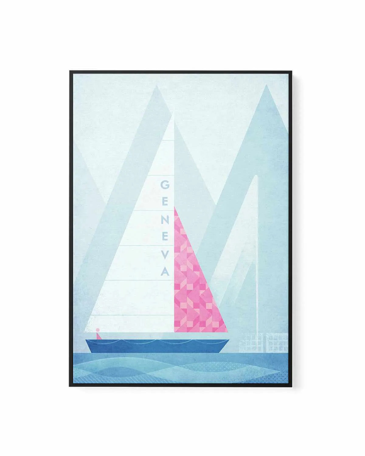 Geneva by Henry Rivers | Framed Canvas Art Print from Olive et Oriel where you can shop wallpaper and artworks online