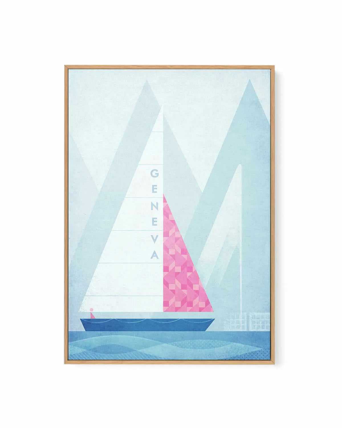 Geneva by Henry Rivers | Framed Canvas Art Print from Olive et Oriel where you can shop wallpaper and artworks online
