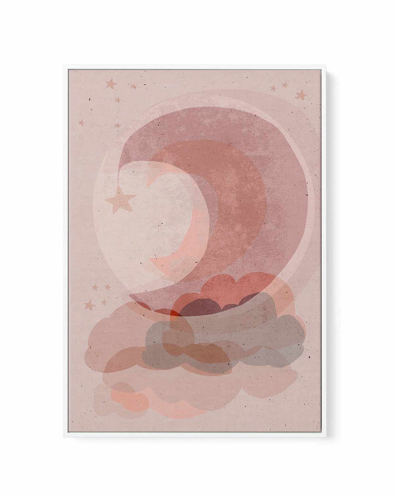 Gentle moon By Treechild | Framed Canvas Art Print
