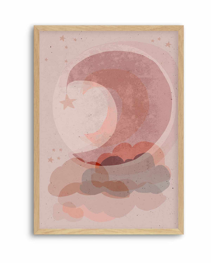Gentle moon By Treechild | Art Print