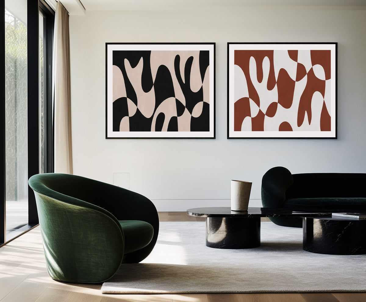 Geometric Modern Art 3 | Art Print from Olive et Oriel where you can shop wallpaper and artworks online
