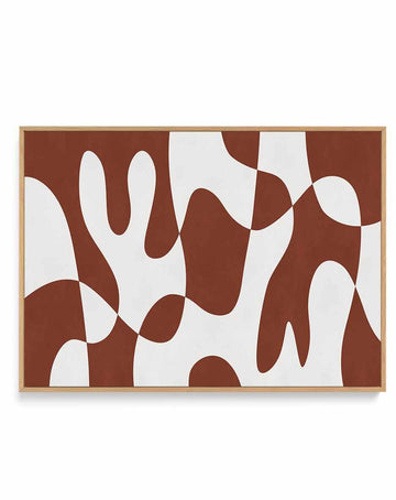 Geometric modern art 4 | Framed Canvas Art Print from Olive et Oriel where you can shop wallpaper and artworks online