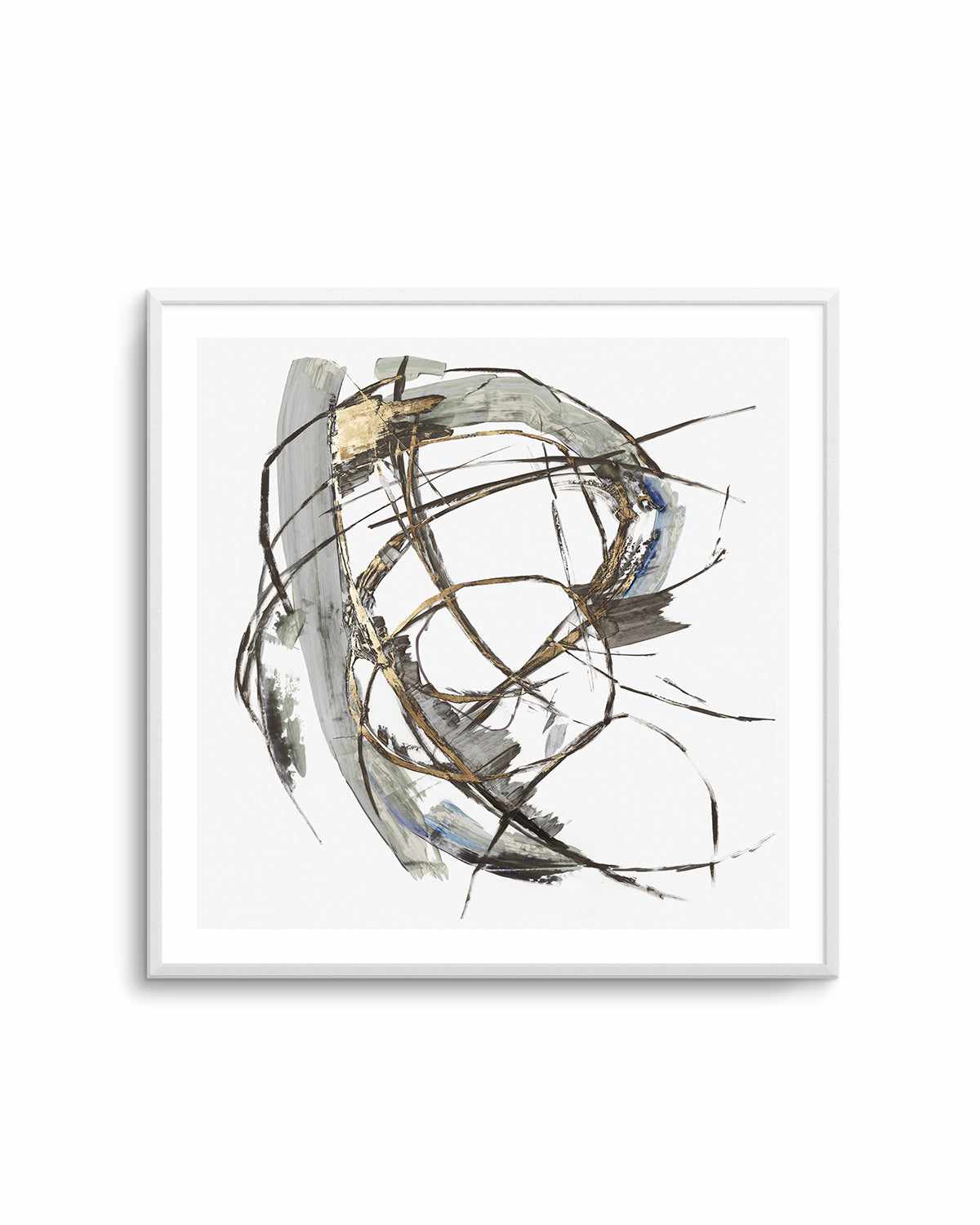 Gestural Gold I Art Print