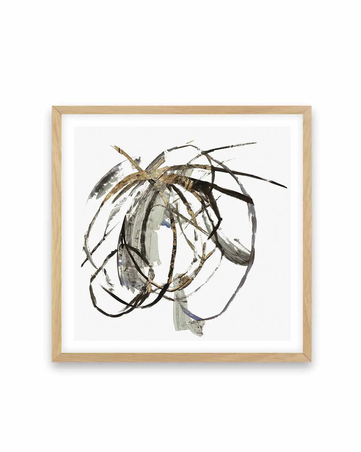 Gestural Gold II Art Print from Olive et Oriel where you can shop wallpaper and artworks online