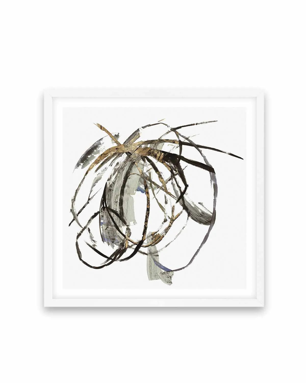 Gestural Gold II Art Print from Olive et Oriel where you can shop wallpaper and artworks online