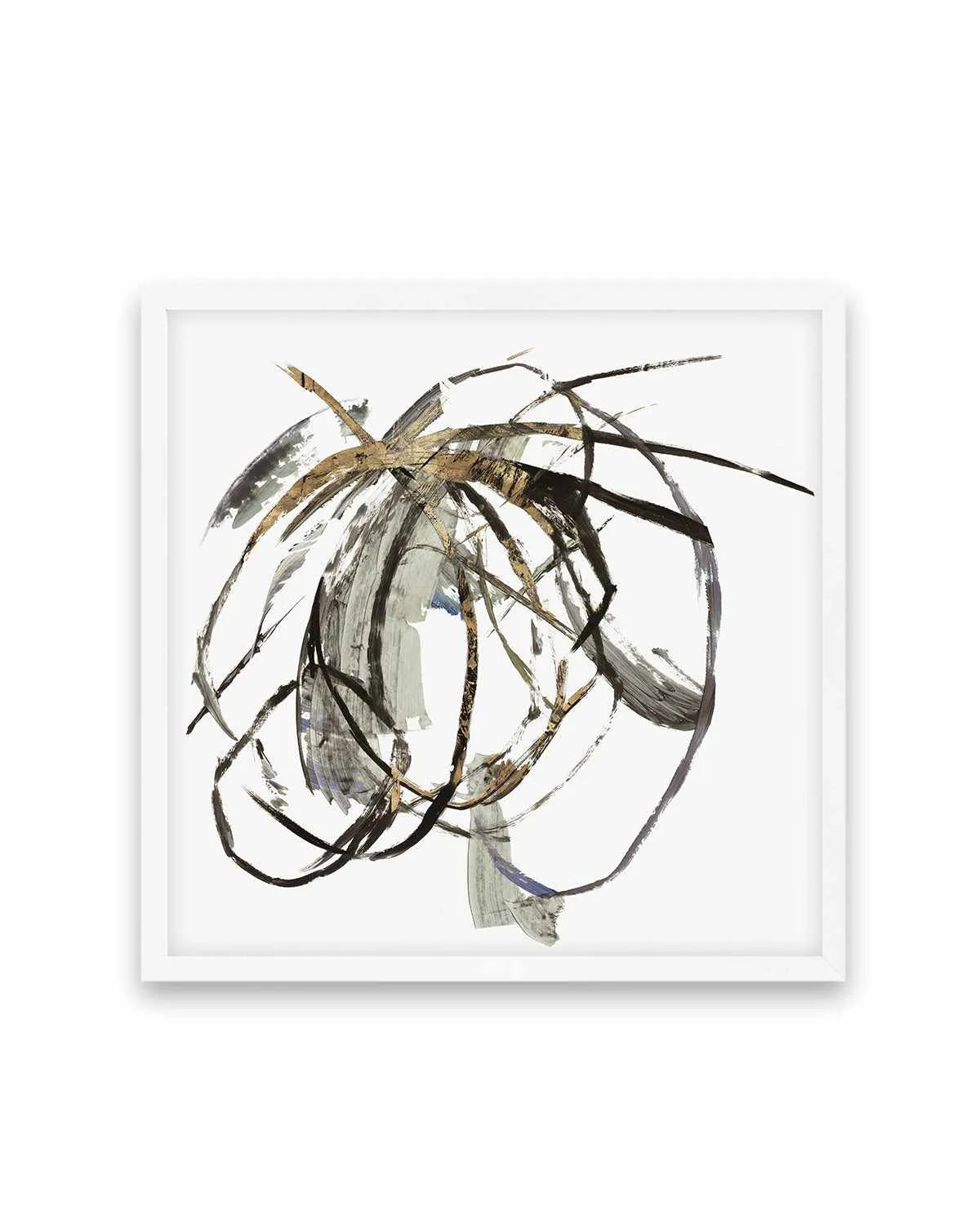 Gestural Gold II Art Print from Olive et Oriel where you can shop wallpaper and artworks online