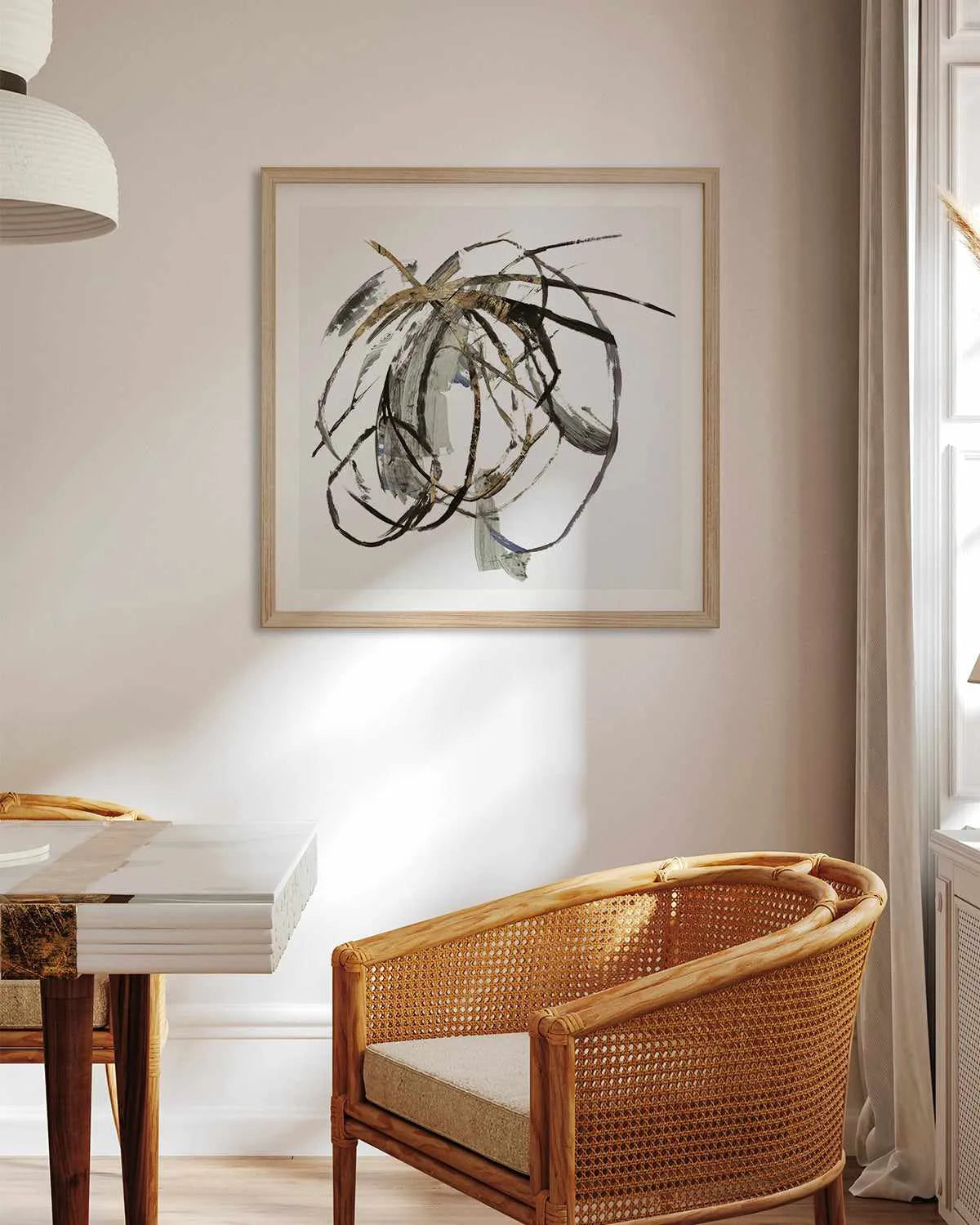 Gestural Gold II Art Print from Olive et Oriel where you can shop wallpaper and artworks online