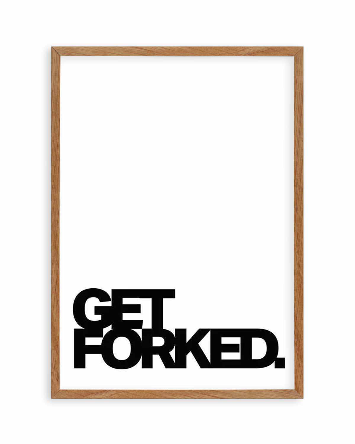 Get Forked Art Print