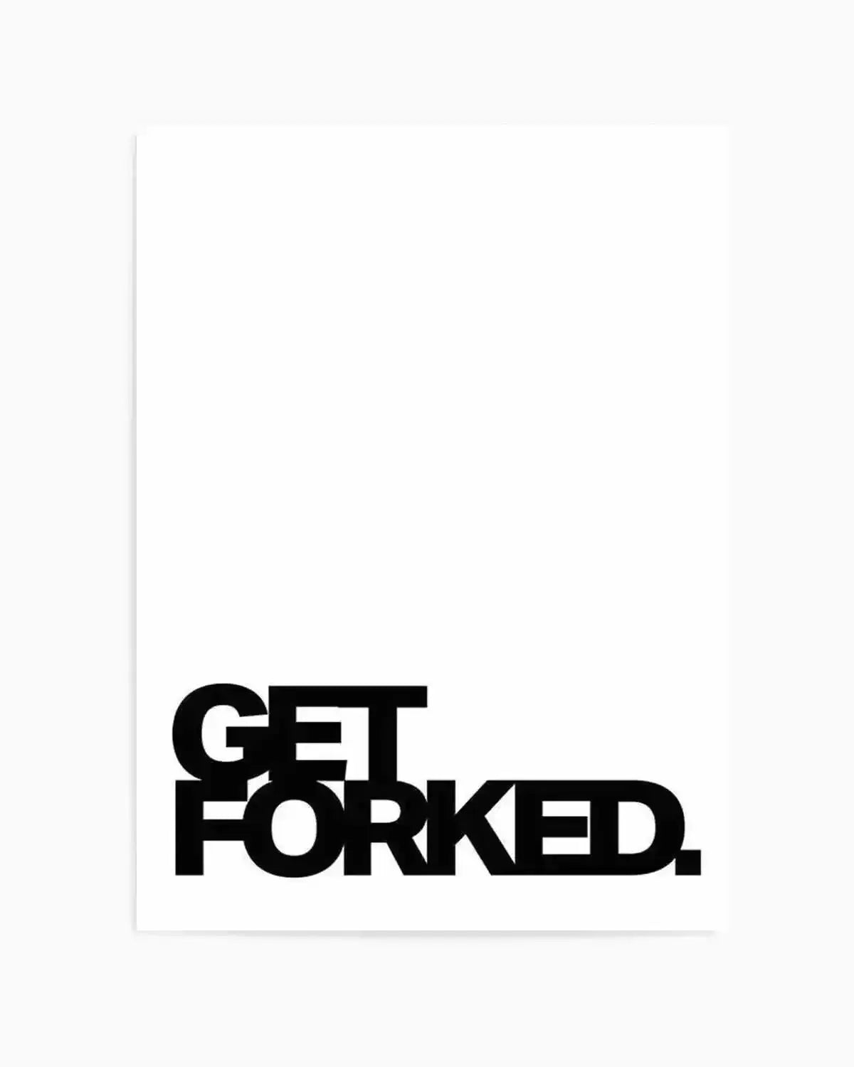 Get Forked Art Print from Olive et Oriel where you can shop wallpaper and artworks online
