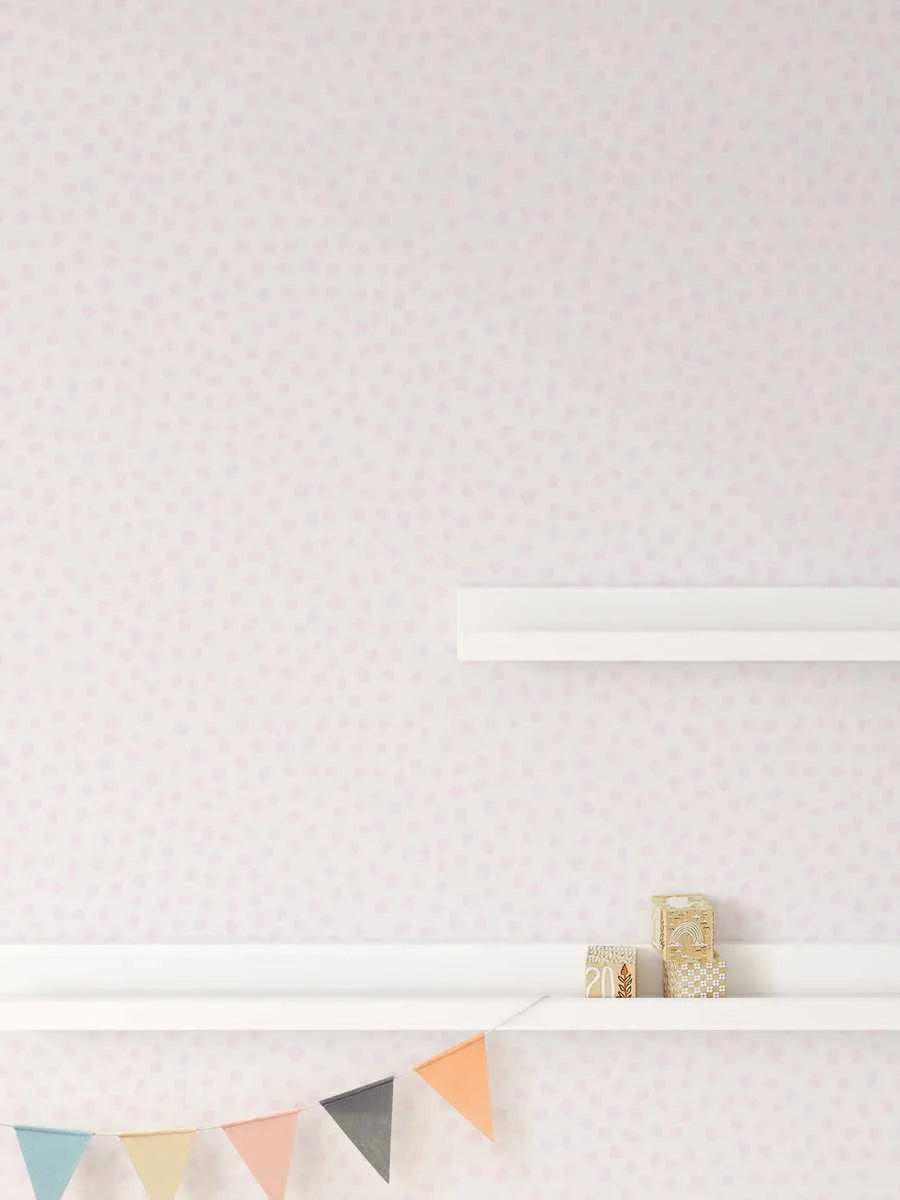 Gigi's Dots Wallpaper in Fairy Floss-Wallpaper-Buy Kids Removable Wallpaper Online Our Custom Made Children‚àö¬¢‚Äö√á¬®‚Äö√ë¬¢s Wallpapers Are A Fun Way To Decorate And Enhance Boys Bedroom Decor And Girls Bedrooms They Are An Amazing Addition To Your Kids Bedroom Walls Our Collection of Kids Wallpaper Is Sure To Transform Your Kids Rooms Interior Style From Pink Wallpaper To Dinosaur Wallpaper Even Marble Wallpapers For Teen Boys Shop Peel And Stick Wallpaper Online Today With Olive et Oriel