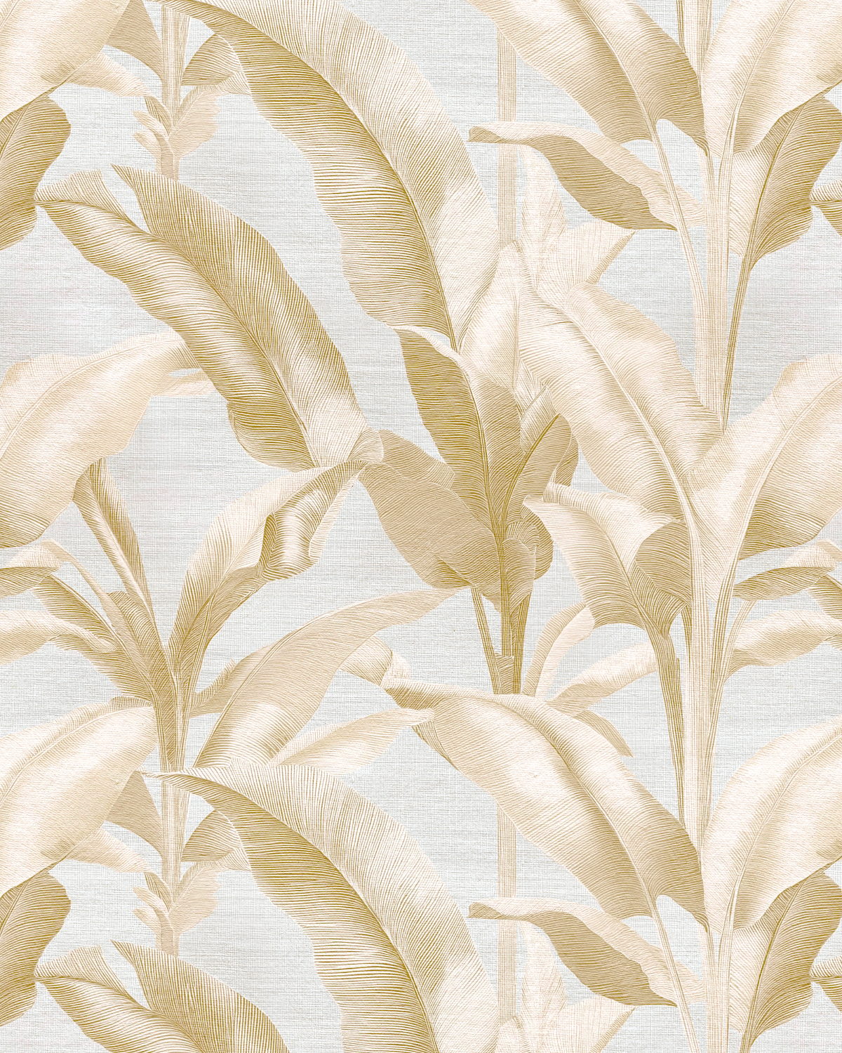 Gilded Palm Commercial Vinyl Wallpaper