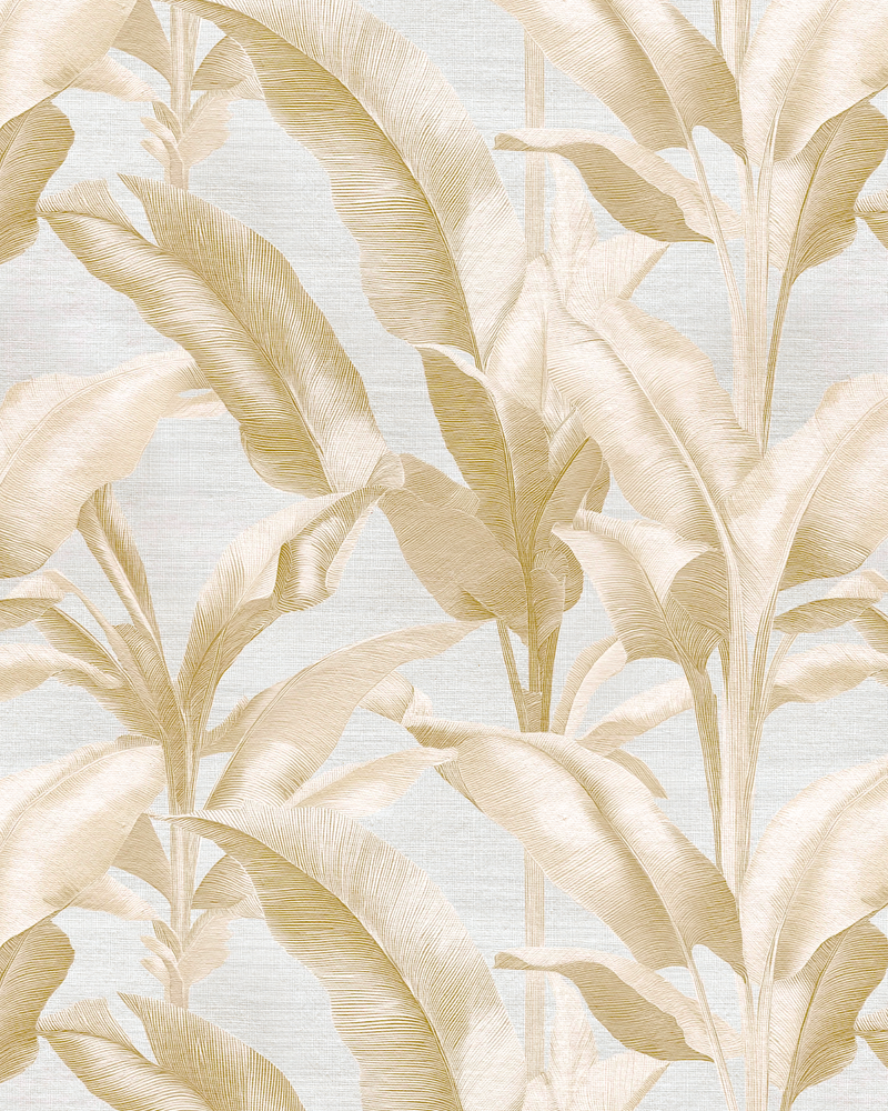 Gilded Palm Commercial Vinyl Wallpaper from Olive et Oriel where you can shop wallpaper and artworks online