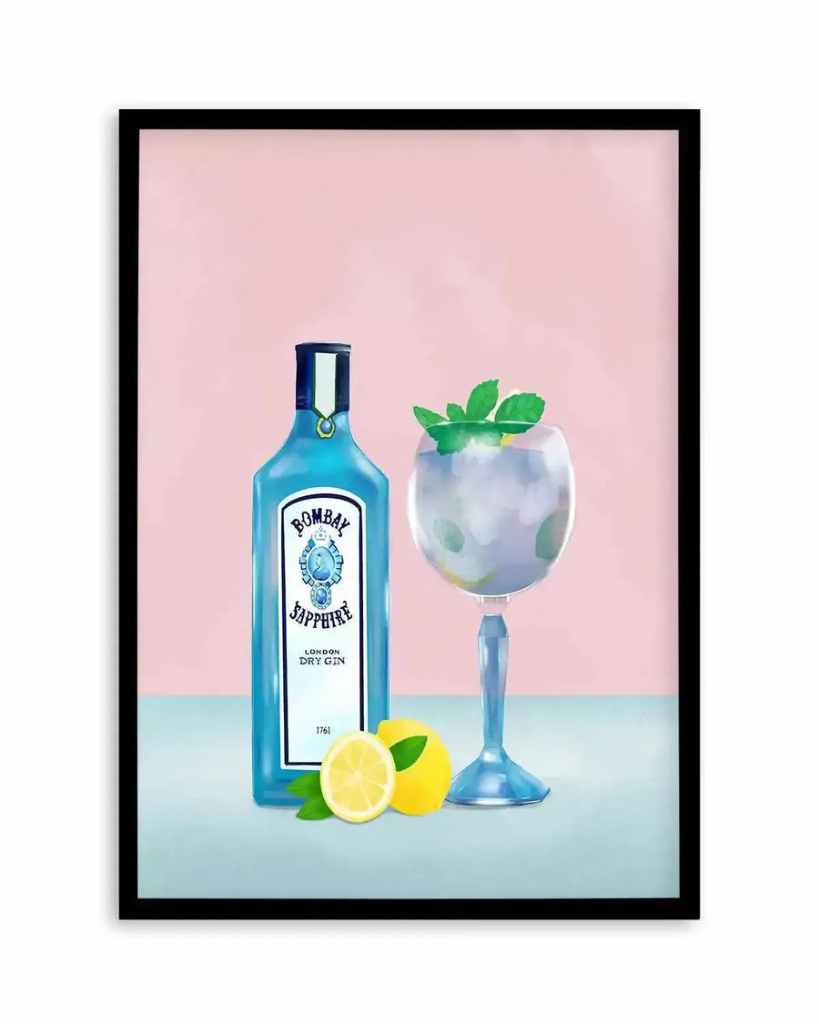 Gin Cocktail by Petra Lizde Art Print from Olive et Oriel where you can shop wallpaper and artworks online