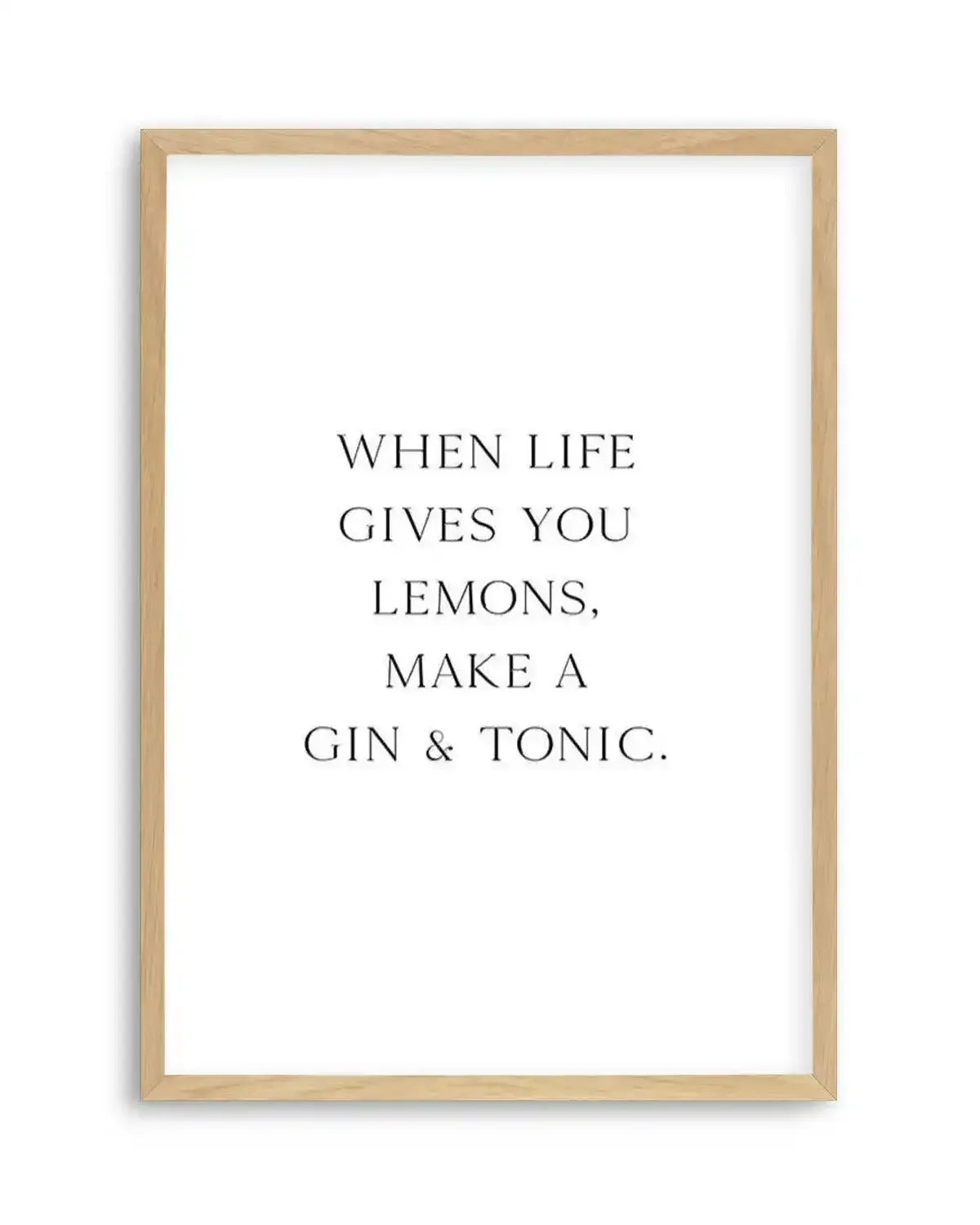 Gin & Tonic Art Print from Olive et Oriel where you can shop wallpaper and artworks online