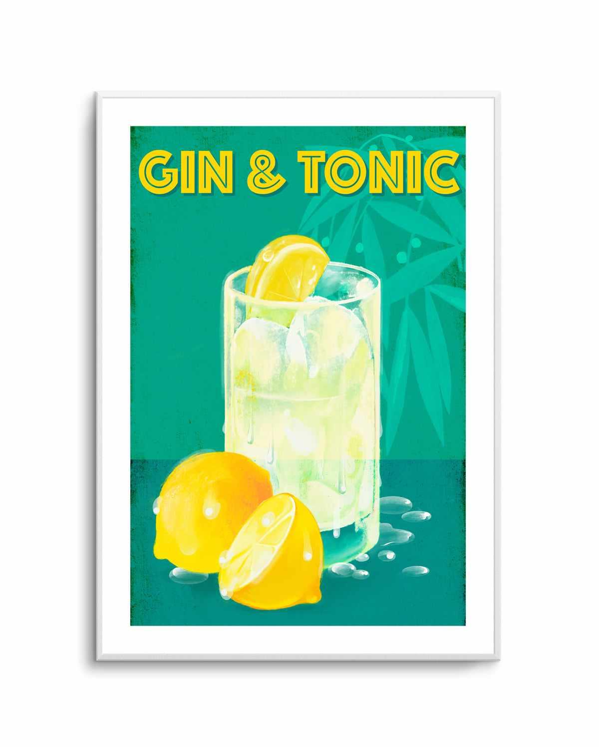 Gin & Tonic by Marco Marella | Art Print from Olive et Oriel where you can shop wallpaper and artworks online