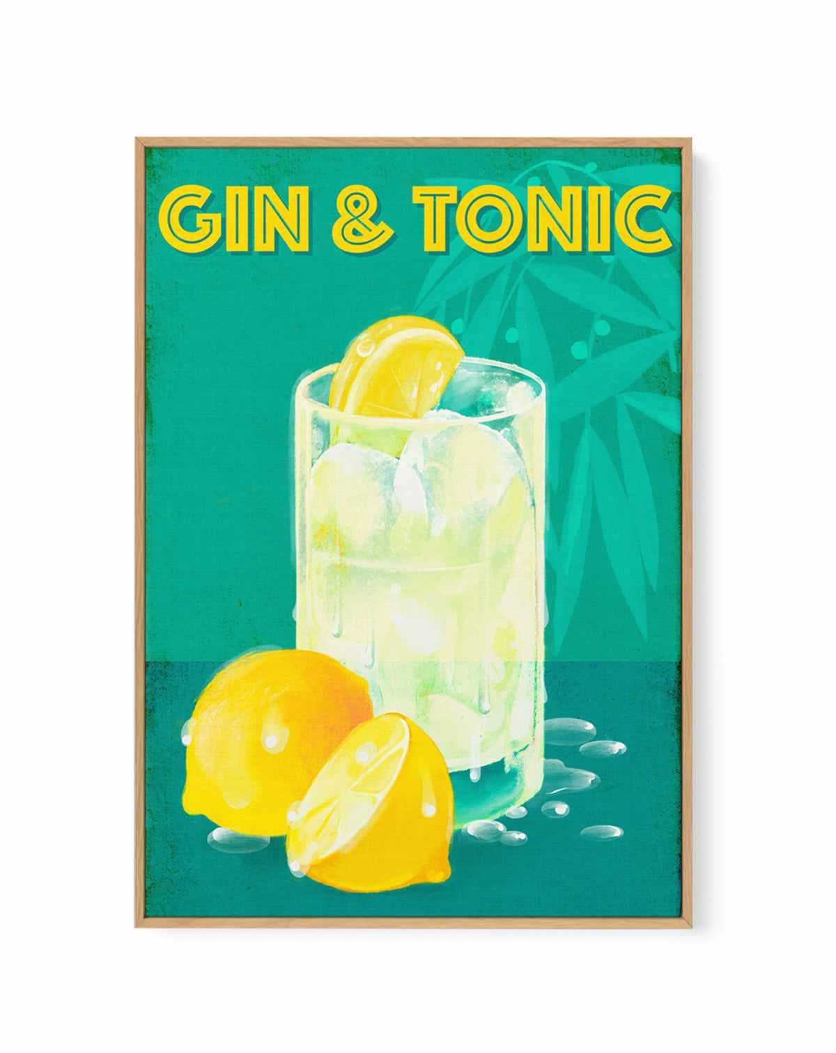 Gin & Tonic by Marco Marella | Framed Canvas Art Print from Olive et Oriel where you can shop wallpaper and artworks online