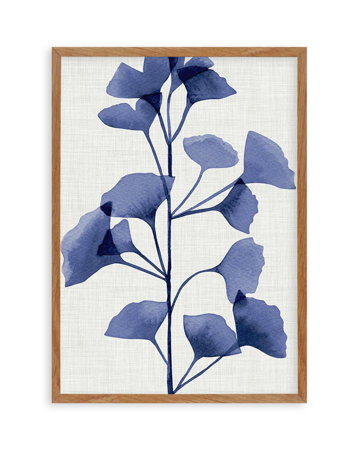 Ginkgo | Navy Art Print