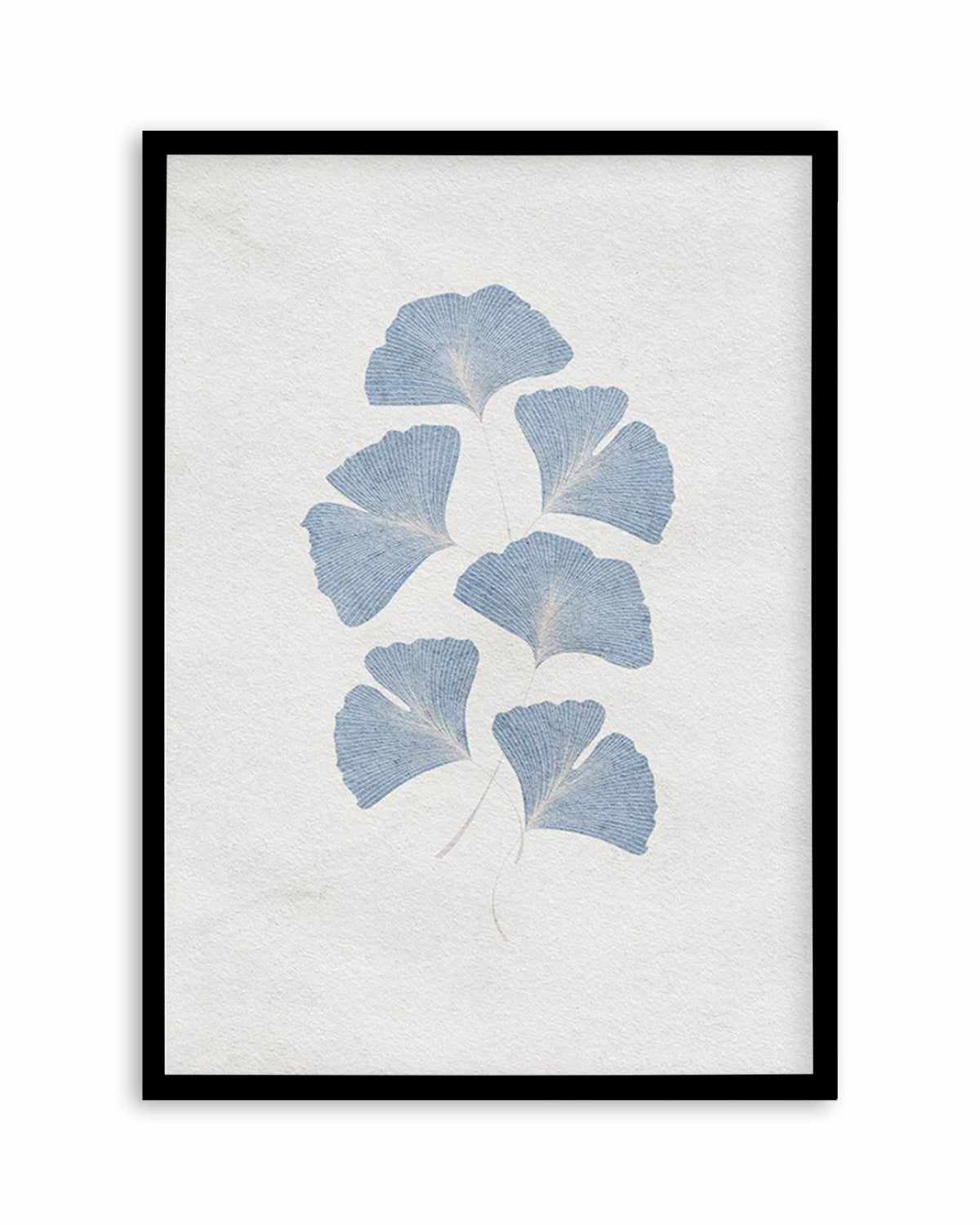 Ginkgo in Blue Art Print