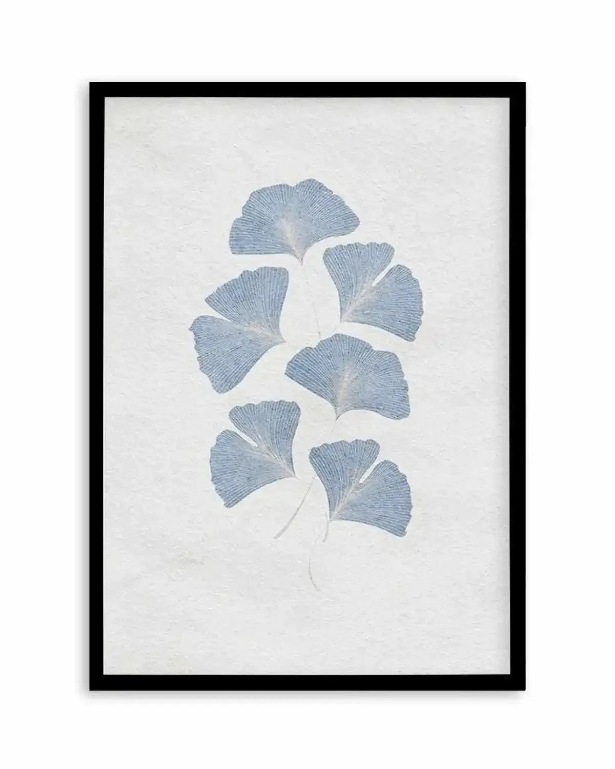 Ginkgo in Blue Art Print from Olive et Oriel where you can shop wallpaper and artworks online