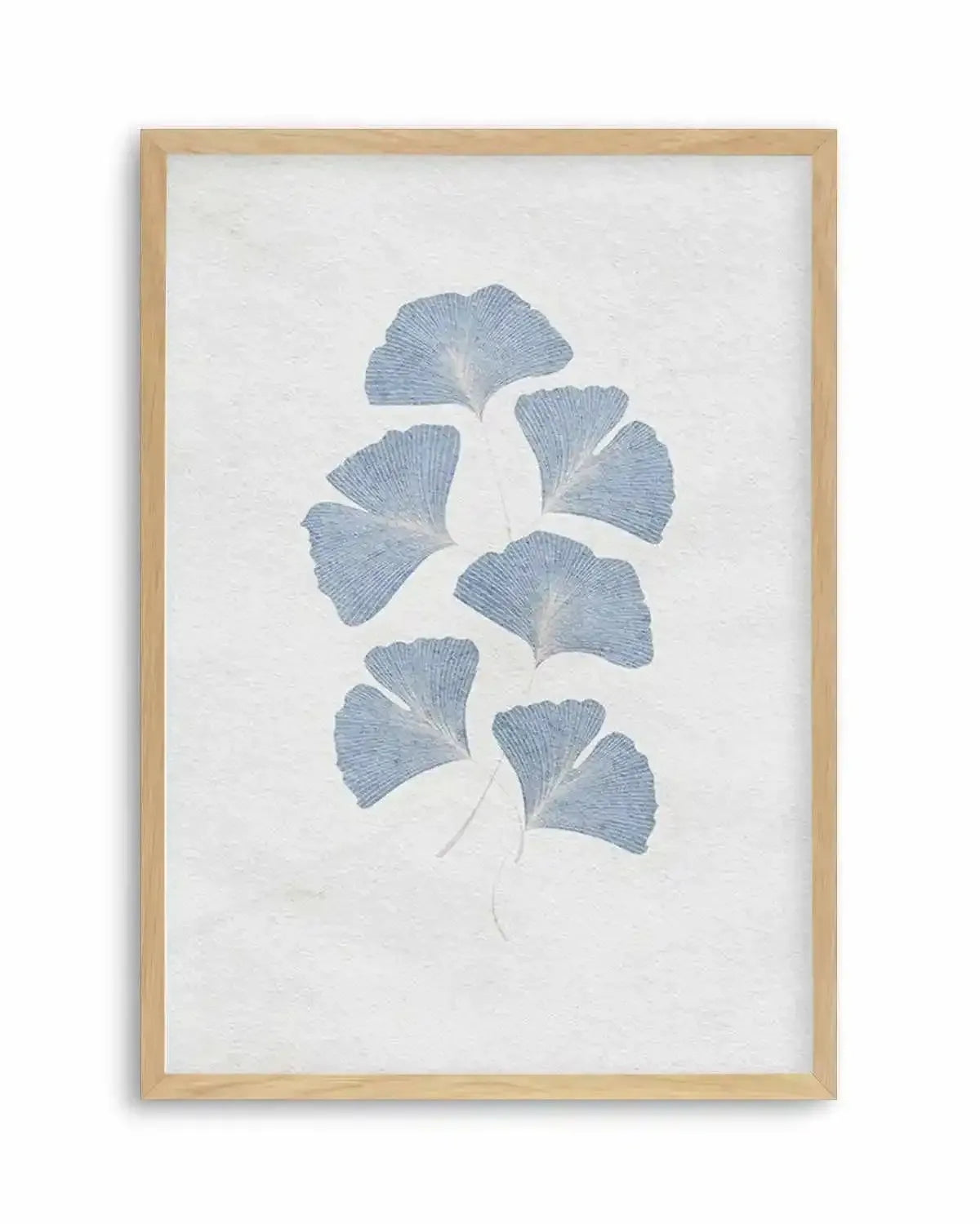 Ginkgo in Blue Art Print from Olive et Oriel where you can shop wallpaper and artworks online