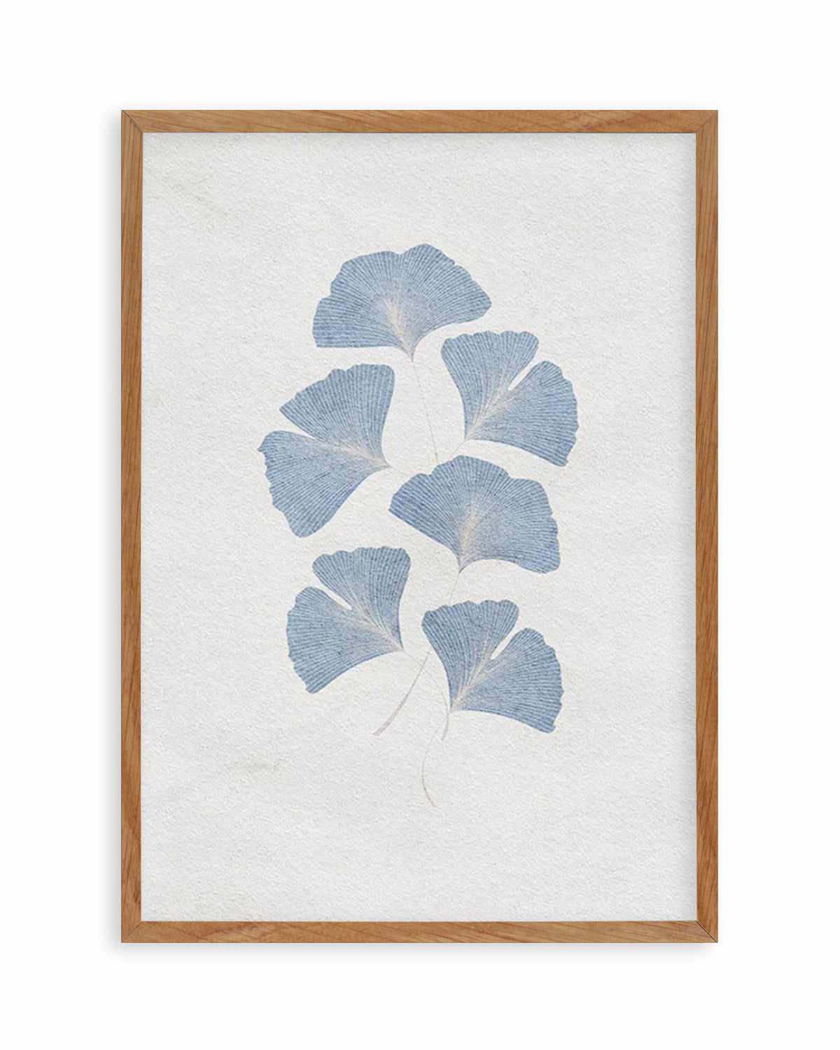 Ginkgo in Blue Art Print