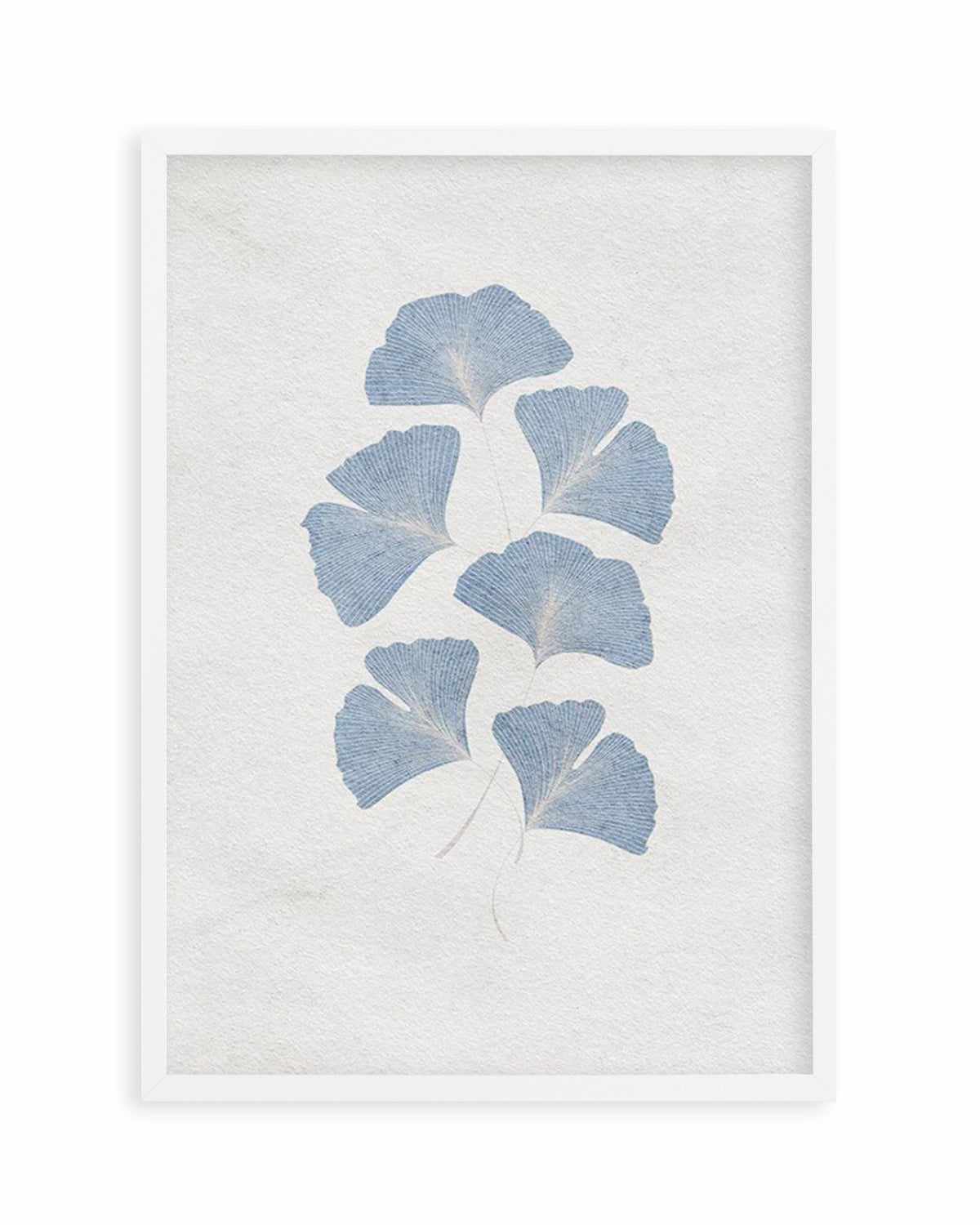 Ginkgo in Blue Art Print