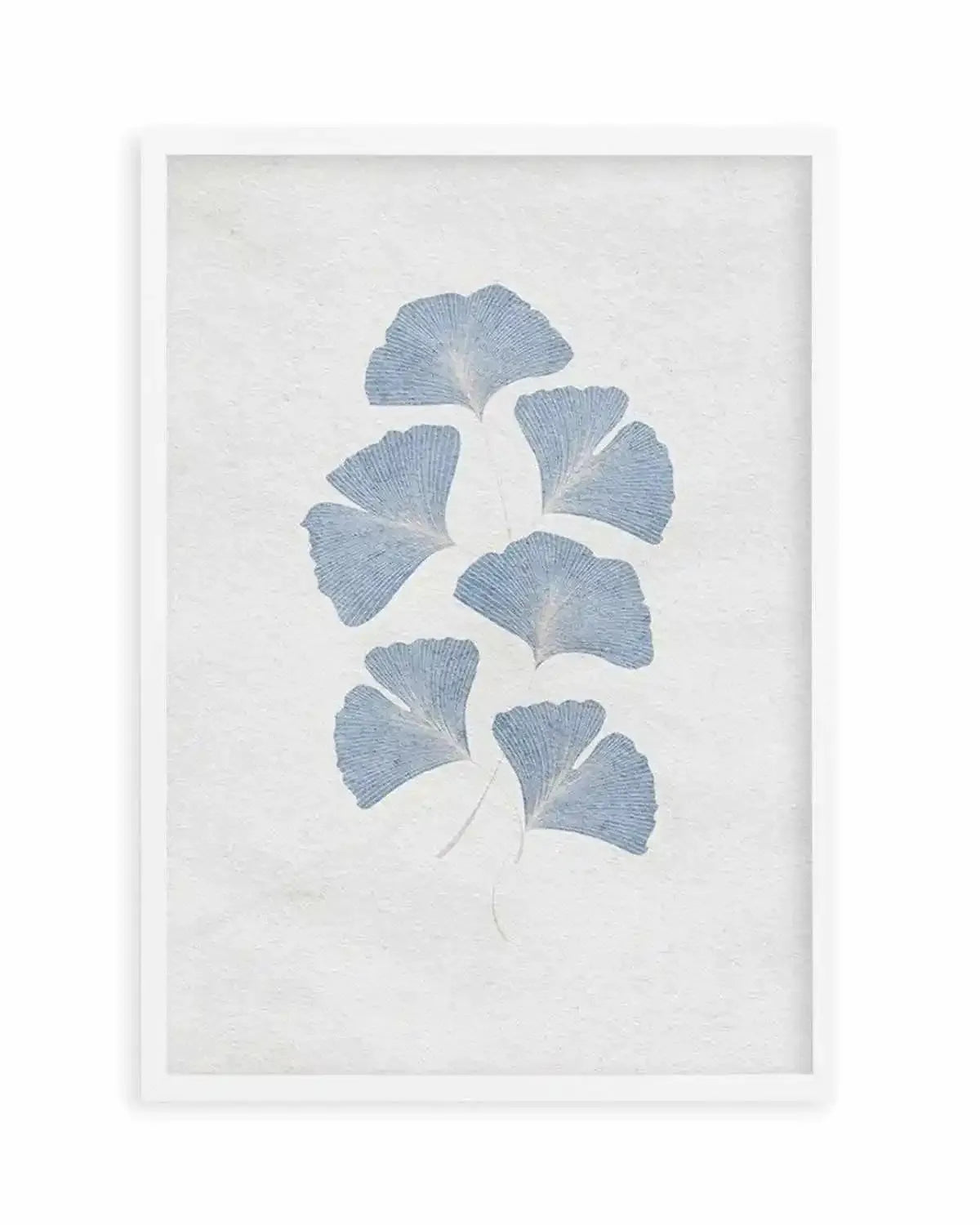 Ginkgo in Blue Art Print from Olive et Oriel where you can shop wallpaper and artworks online