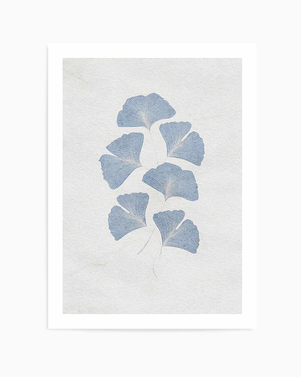 Ginkgo in Blue Art Print