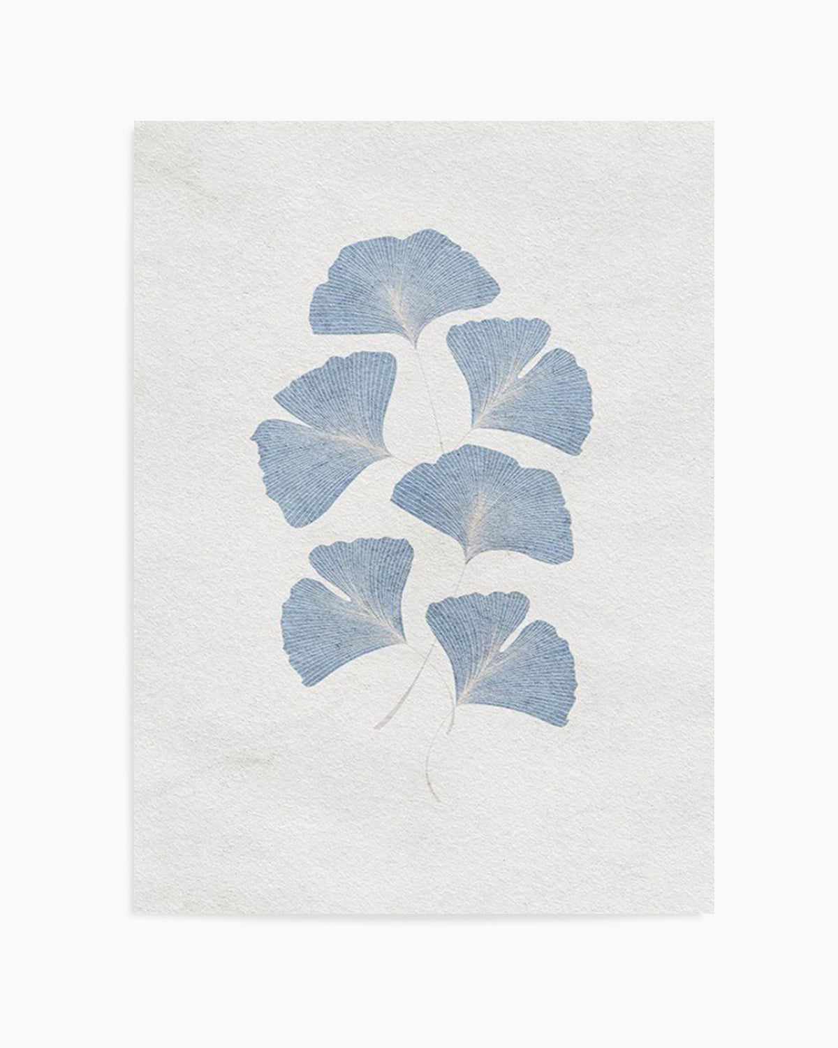 Ginkgo in Blue Art Print