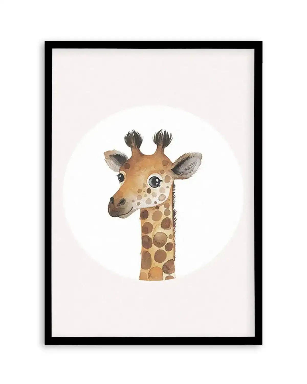 Giraffe Art Print from Olive et Oriel where you can shop wallpaper and artworks online
