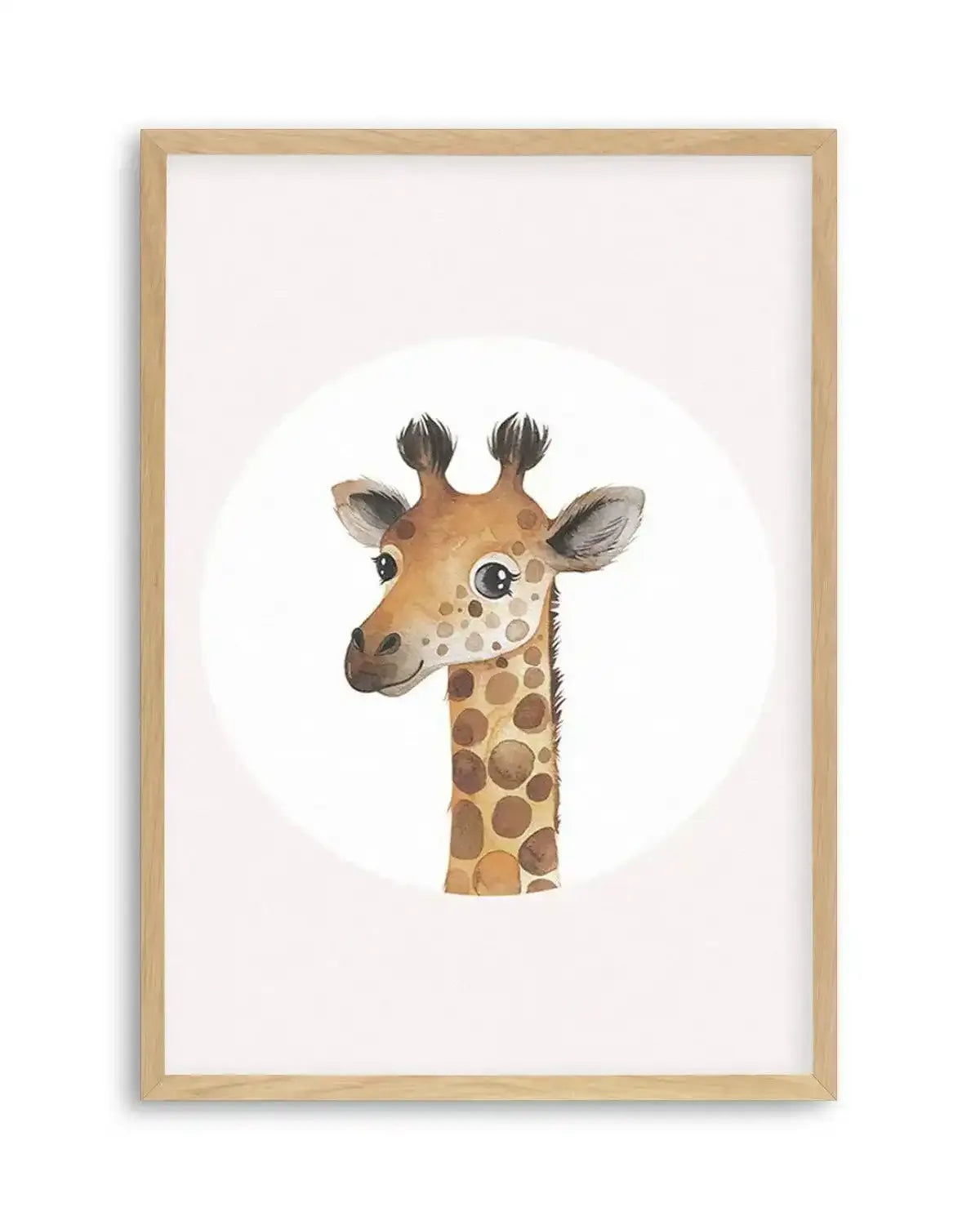 Giraffe Art Print from Olive et Oriel where you can shop wallpaper and artworks online
