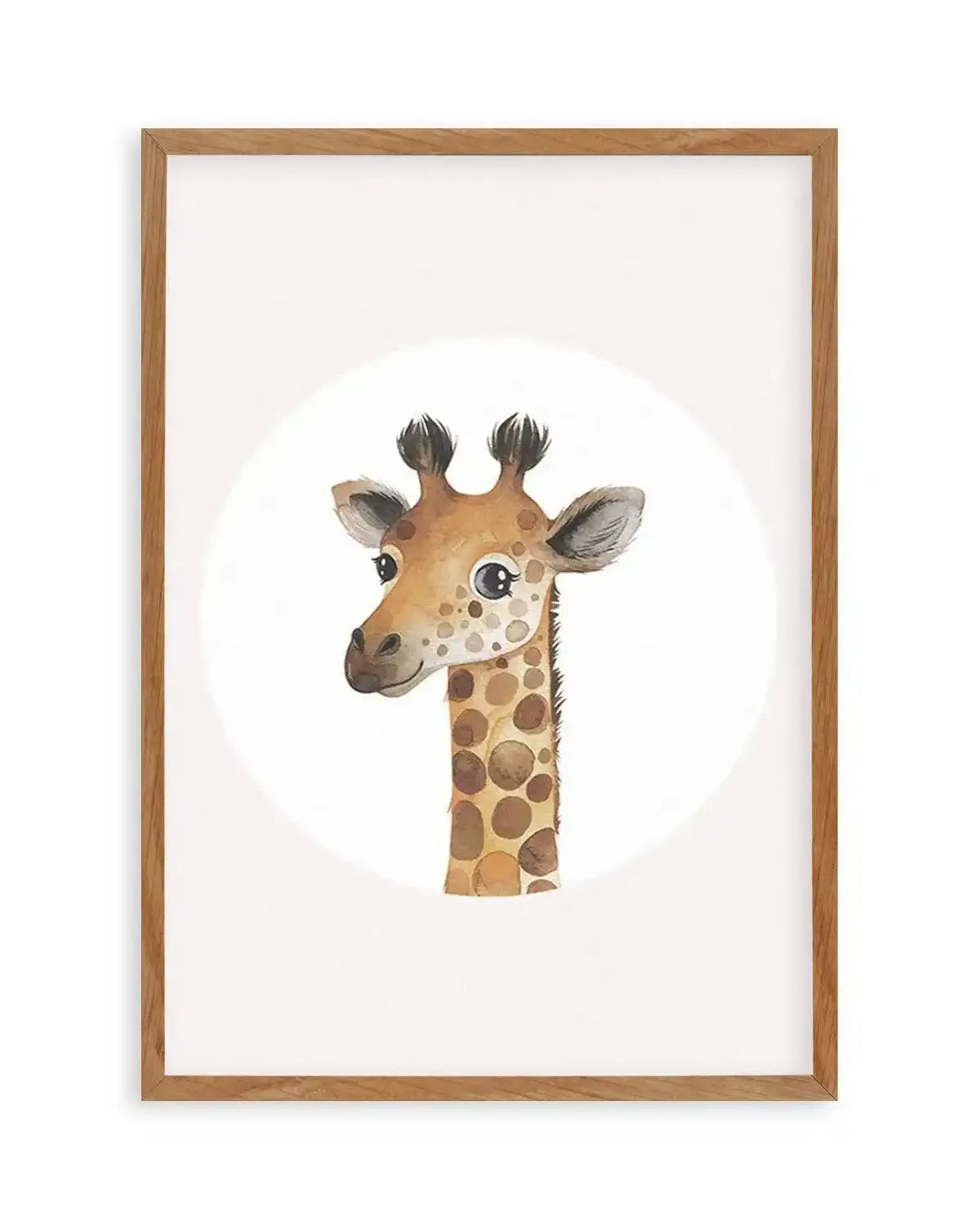 Giraffe Art Print from Olive et Oriel where you can shop wallpaper and artworks online