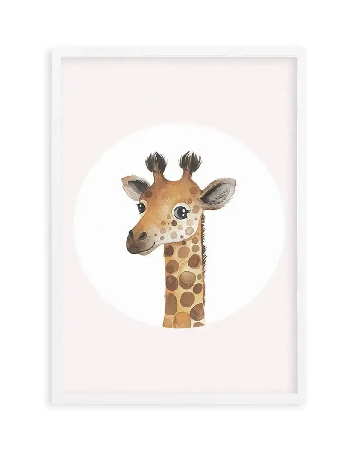 Giraffe Art Print from Olive et Oriel where you can shop wallpaper and artworks online